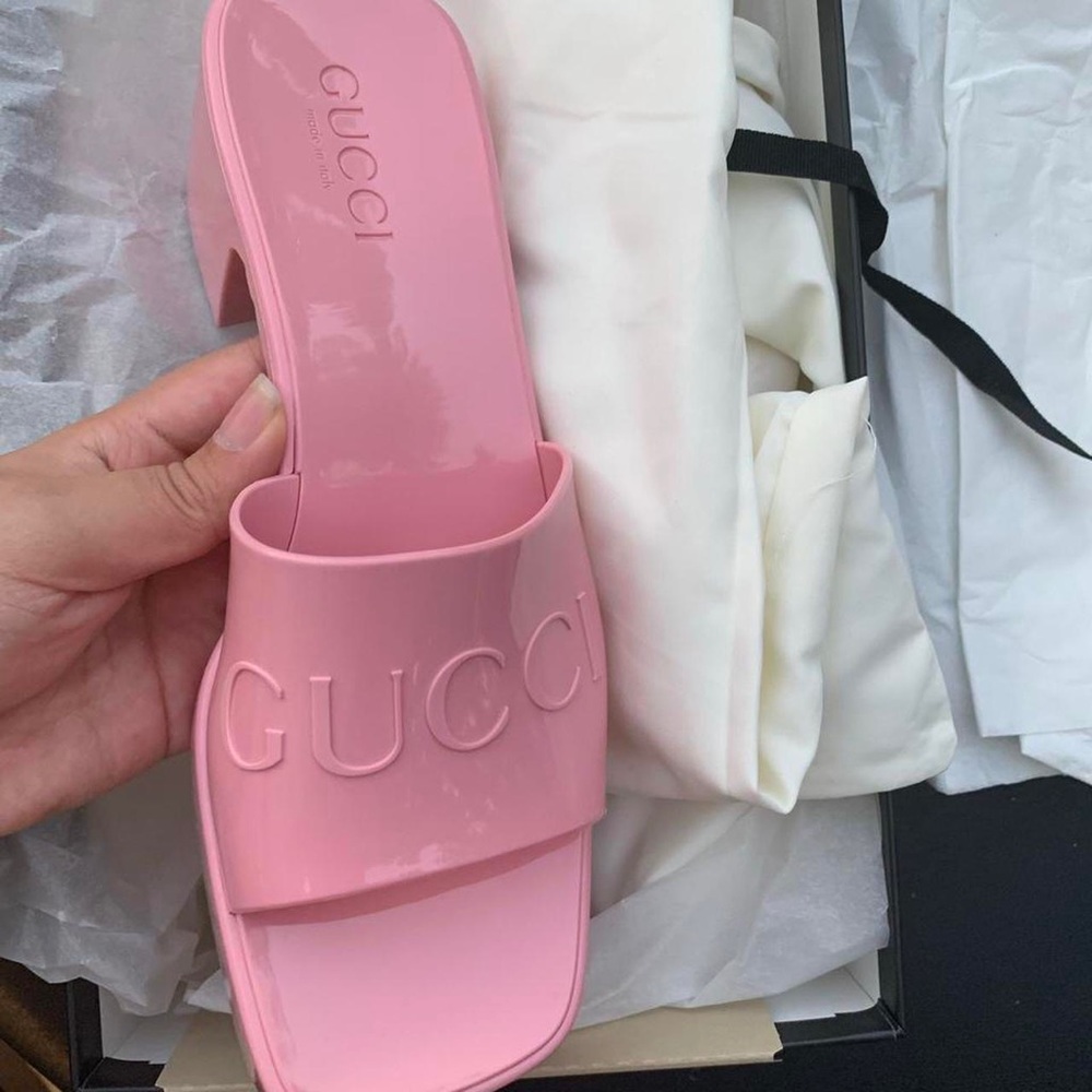 Gucci Rubber Slide Sandal